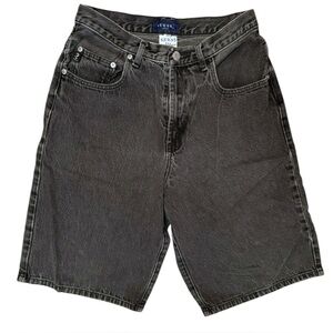 Guess Jeans USA Vintage Gray Shorts Pockets Size 30 Triangle Long 10” Y2K 90s